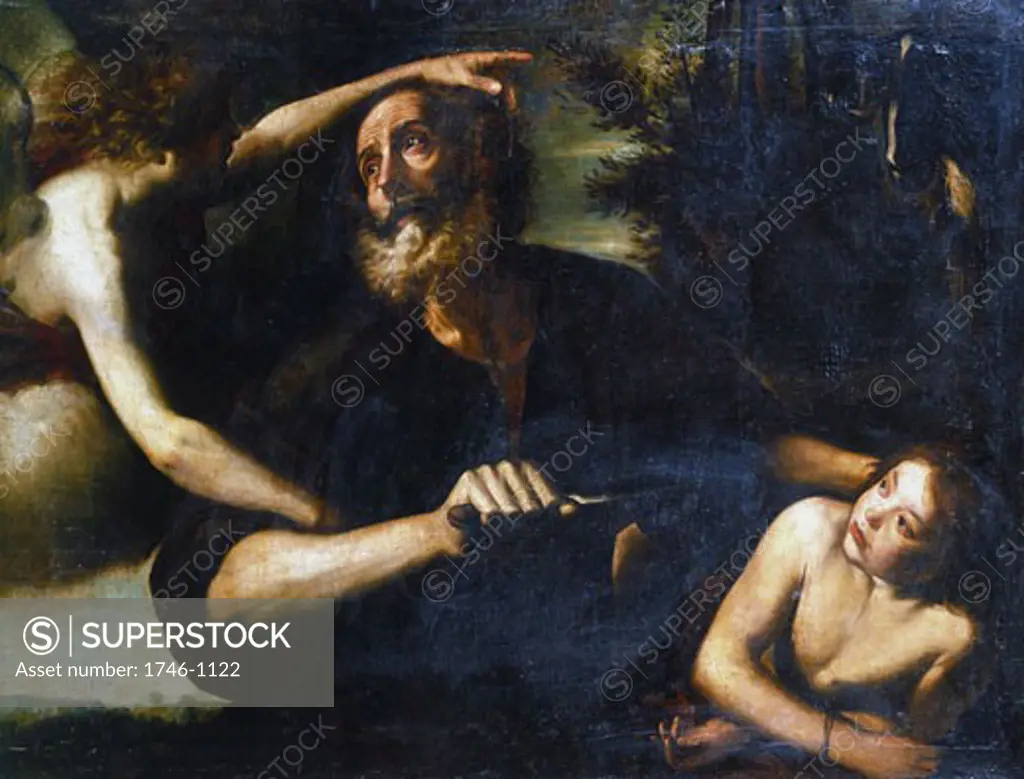 The Sacrifice of Abraham Giuseppe Vermiglio (1585-1635 Italian) Private Collection