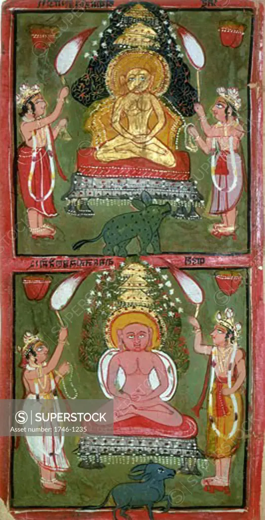 Buddha enthroned