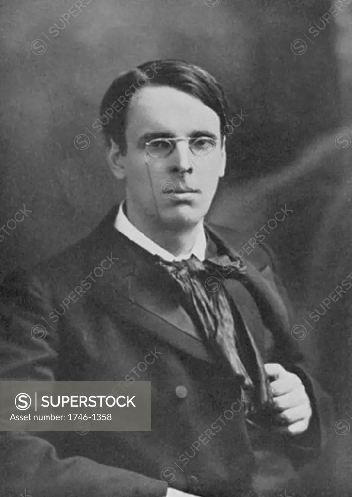 William Butler Yeats, (1865-1939), Irish poet. After photograph by Elliott and Fry