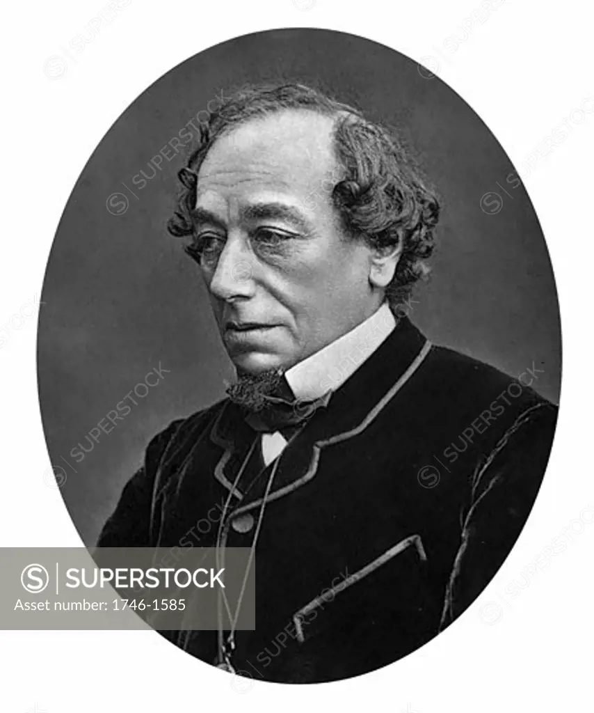 Benjamin Disraeli, 1st Earl of Beaconsfield, (1804-81) British Conservative statesman. Photograph published London c.1880