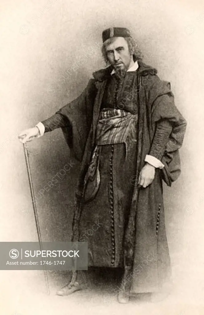Henry Irving, (1838-1905), English actor-manager as Shylock in The Merchant of Venice by William Shakespeare