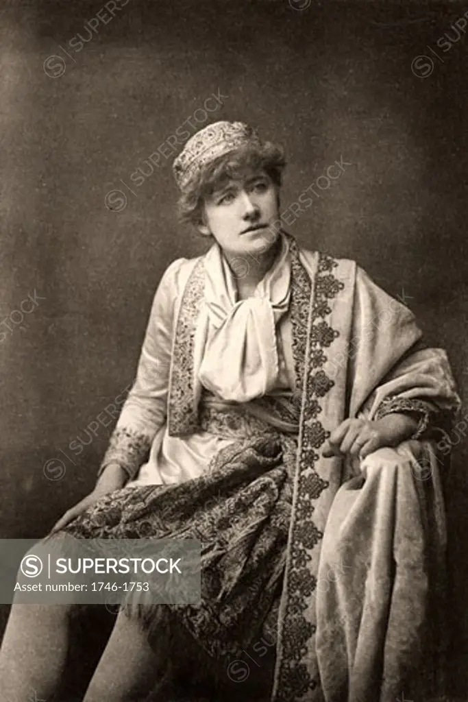 Ellen Alice Terry, (1847-1928), English actress, here as Viola, a breeches role, in Twelfth Night by William Shakespeare. Photogravure c.1895