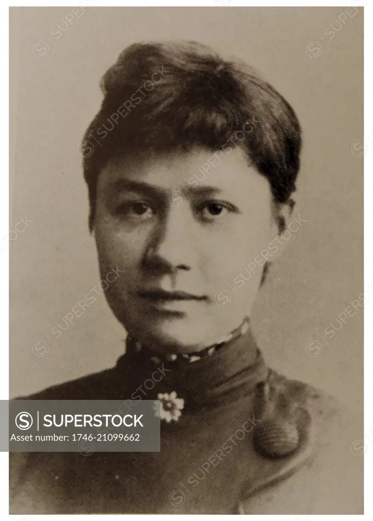 Mrs Johanna van-Gogh-Bonger (1862-1925) was the wife of art dealer Theo van Gogh; and sister-in-law of the painter Vincent van Gogh and key player in the growth of Vincent's fame.