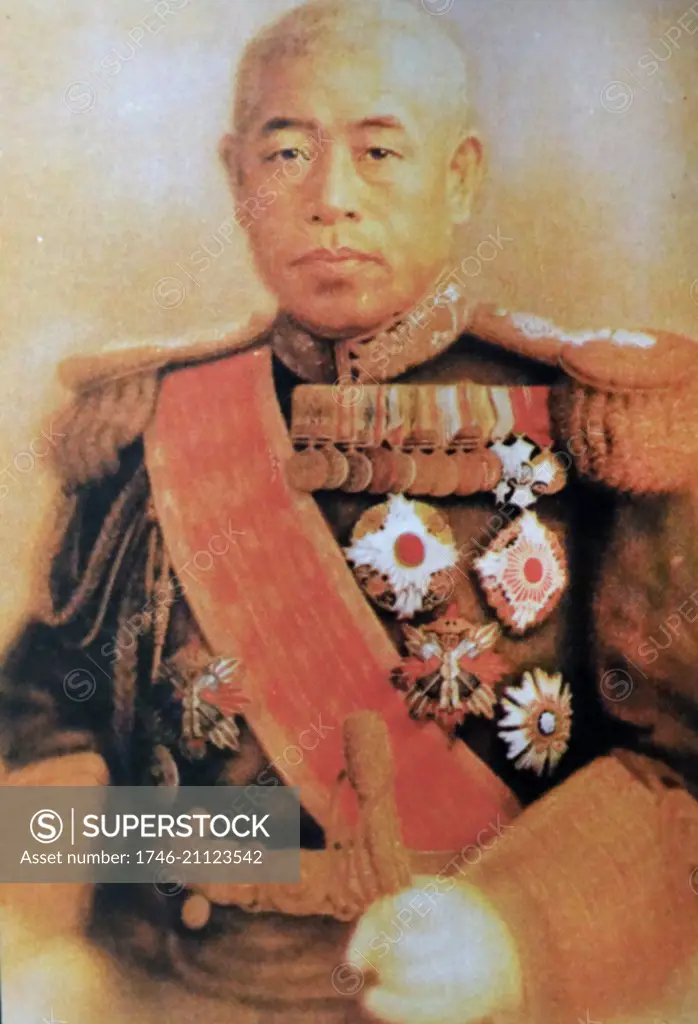 Admiral Isoroku Yamamoto. Appointed commander of the Combined Fleet in  1939. He contributed to the development of the Japanese naval and air  forces and conceived the attack on Pearl Harbour. - SuperStock