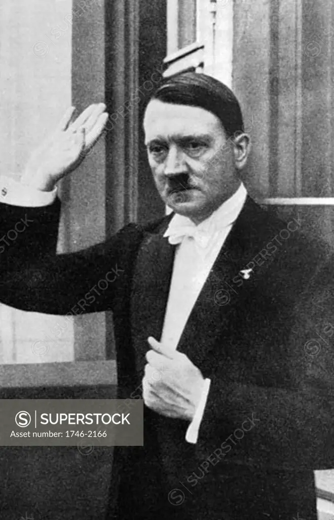 Adolph Hitler (1889-1945) German dictator 1933