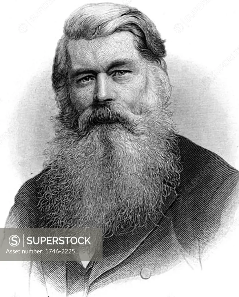 Joseph Wilson Swan (1828-1914) British physicist and chemist., Portrait engraving
