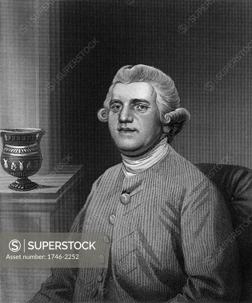 Josiah Wedgwood (1730-1795) English industrialist and potter. Founder of Wedgwood ceramics