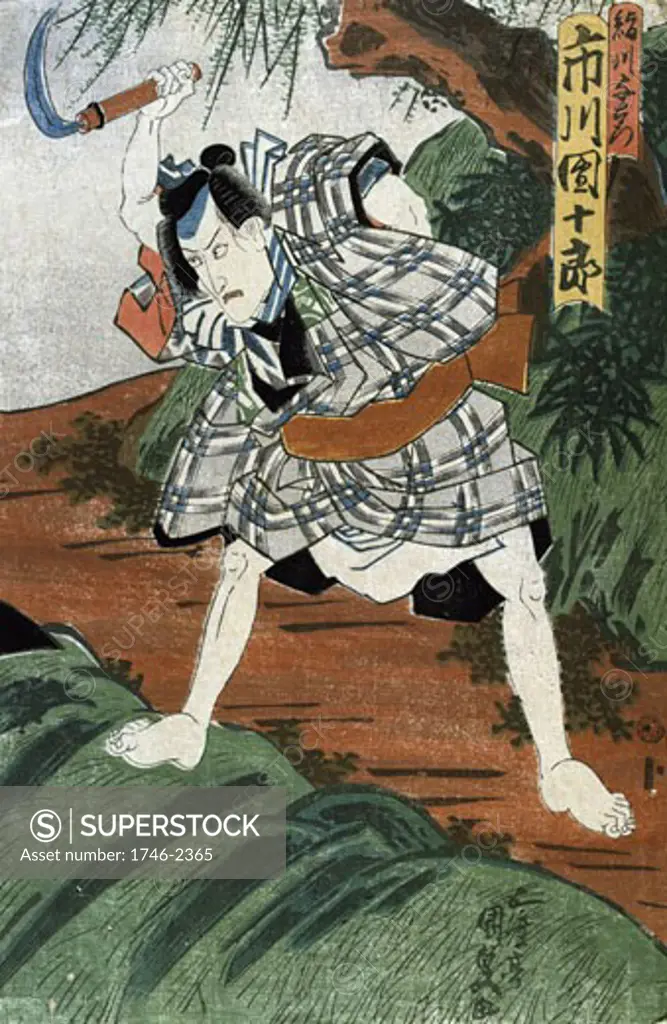 Theatre Scene, Utagawa Kunisada, (1786-1864/Japanese)