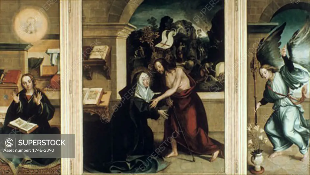 The Apparition of Christ to the Virgin Mary Garcia de Fernandes (active 1514-1551 Portuguese)