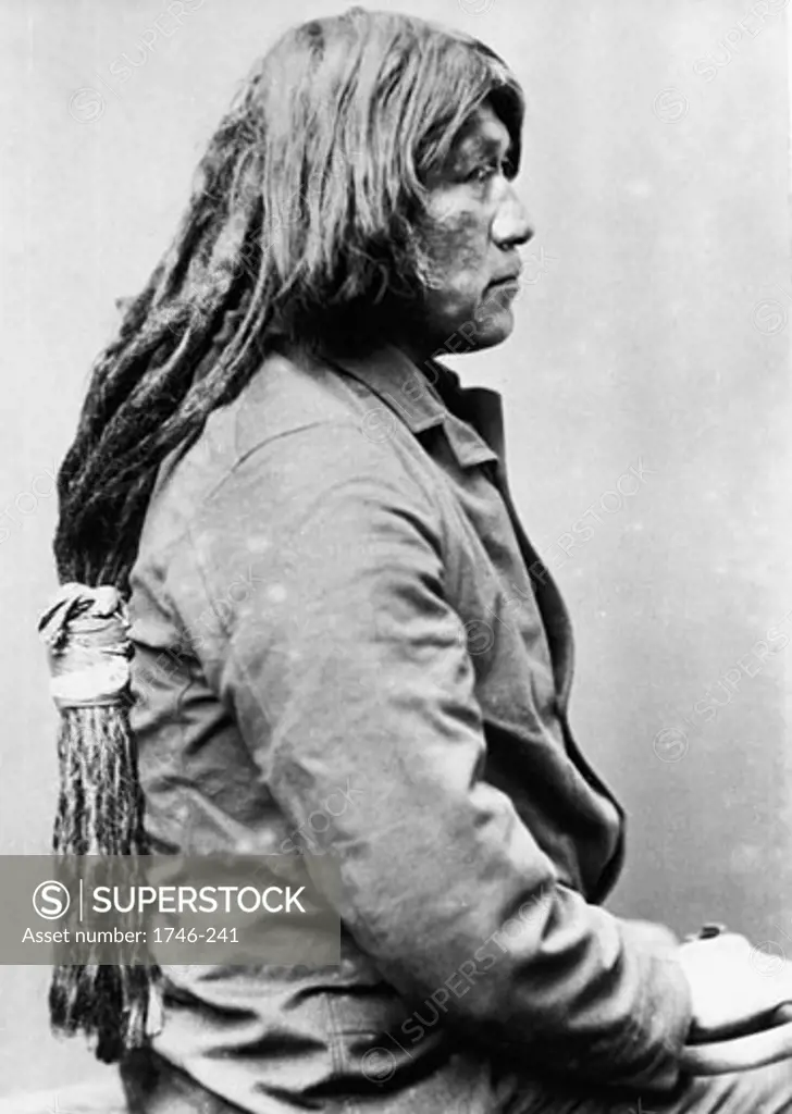 Miguel, Chief of the Yuma Indians, From photograph taken c. 1885-1890