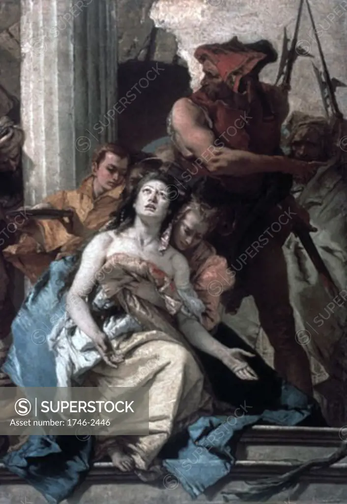 The martyrdom of St. Agatha Giovanni Battista Tiepolo (1696-1770 Italian)