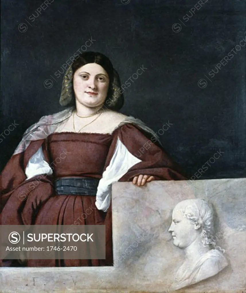 La Schiavona' Porttrait of a lady, Titian, (ca.1485-1576/Italian)