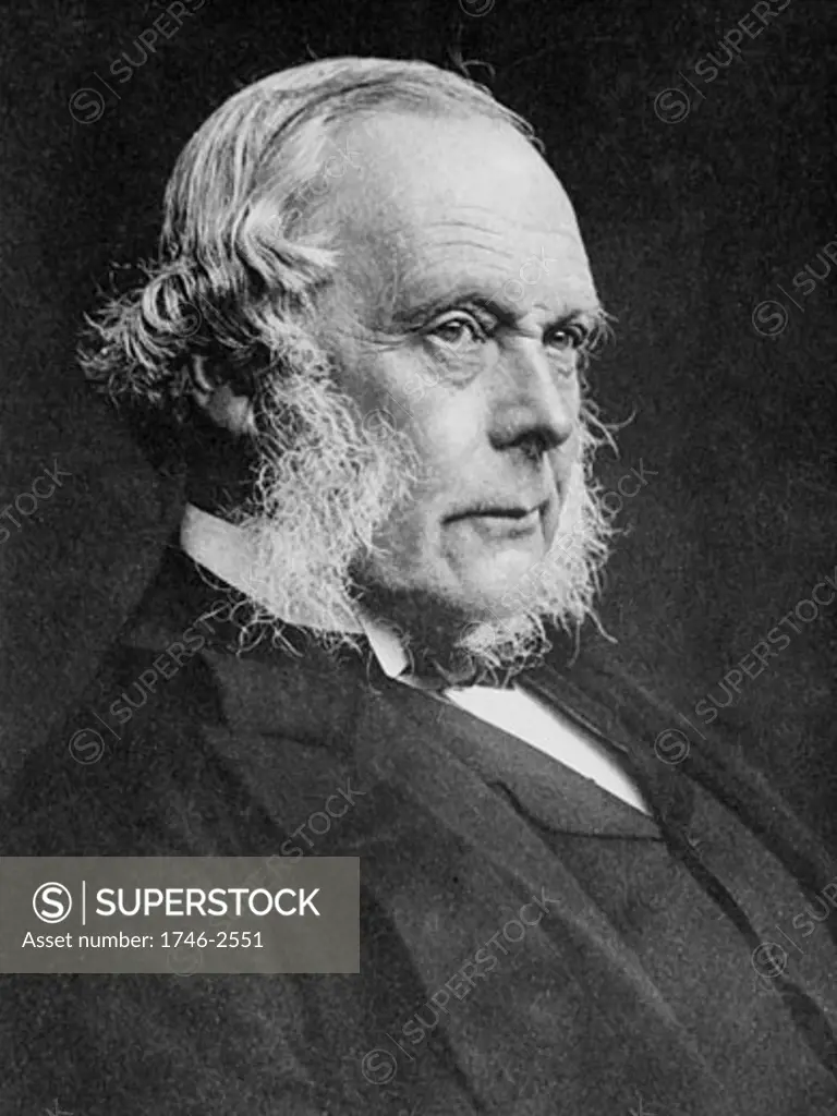 Joseph Lister (1827-1912), English surgeon and pioneer of antiseptic surgery, c1890 Photograph