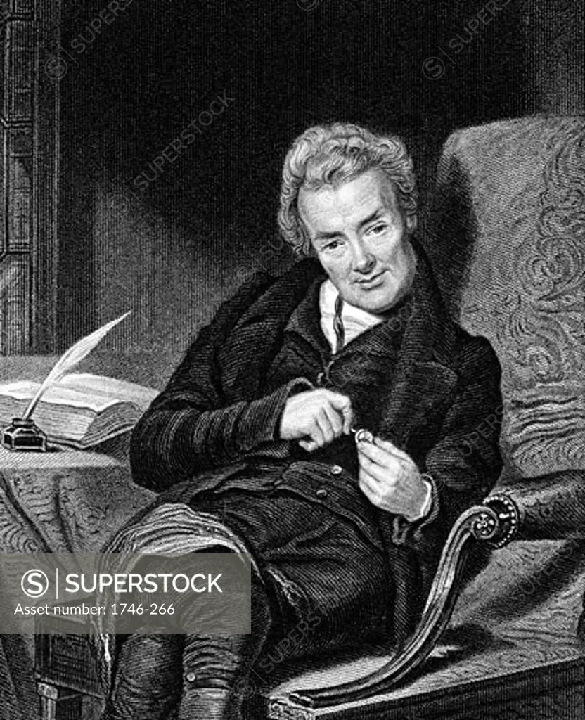 William Wilberforce (1759-1833) English philanthropist and Abolitionist, Engraving