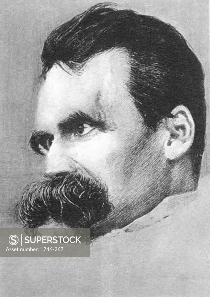 Friedrich Nietzsche (1844-1900) German philospher and writer