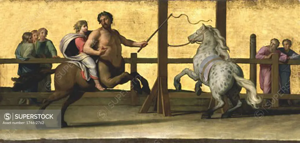 Education of Achilles: The Riding Lesson, Jean-Baptiste de Champaigne (1631-1681/French), Louvre, Paris