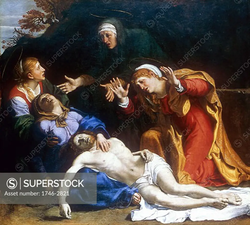 The Three Marys (The Dead Christ Mourned) 1604 Annibale Carraci (1560-1609) Oil on canvas National Gallery, London