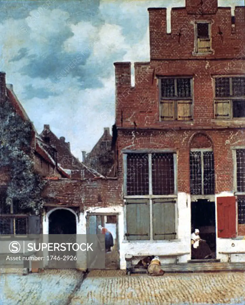 The Little Street, Jan Vermeer, (1632-1675/Dutch)
