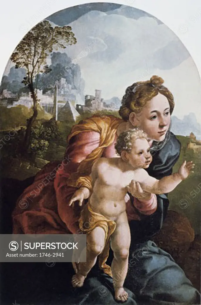 Virgin and Child Jan van Scorel (1495-1562 Flemish)