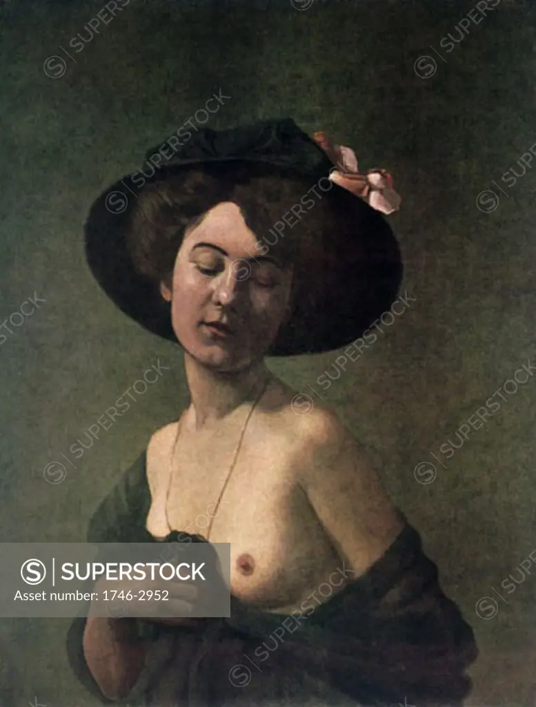 Portrait of a Woman, 1908, Flix Edouard Vallotton, (1865-1925/Swiss)