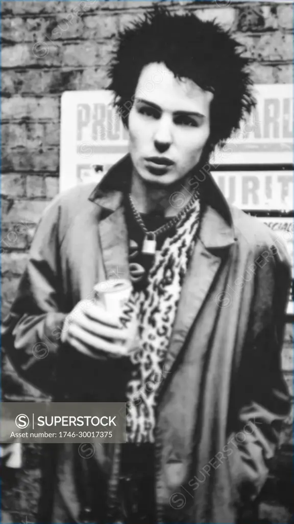 Simon John Ritchie (1957 - 1979), known as Sid Vicious, English musician; bassist for the English punk rock band Sex Pistols. Vicious was released on bail; he was arrested again for assaulting Todd Smith, brother of Patti Smith, at a nightclub, and underwent drug rehabilitation on Rikers Island. He died in 1979 after overdosing on heroin.