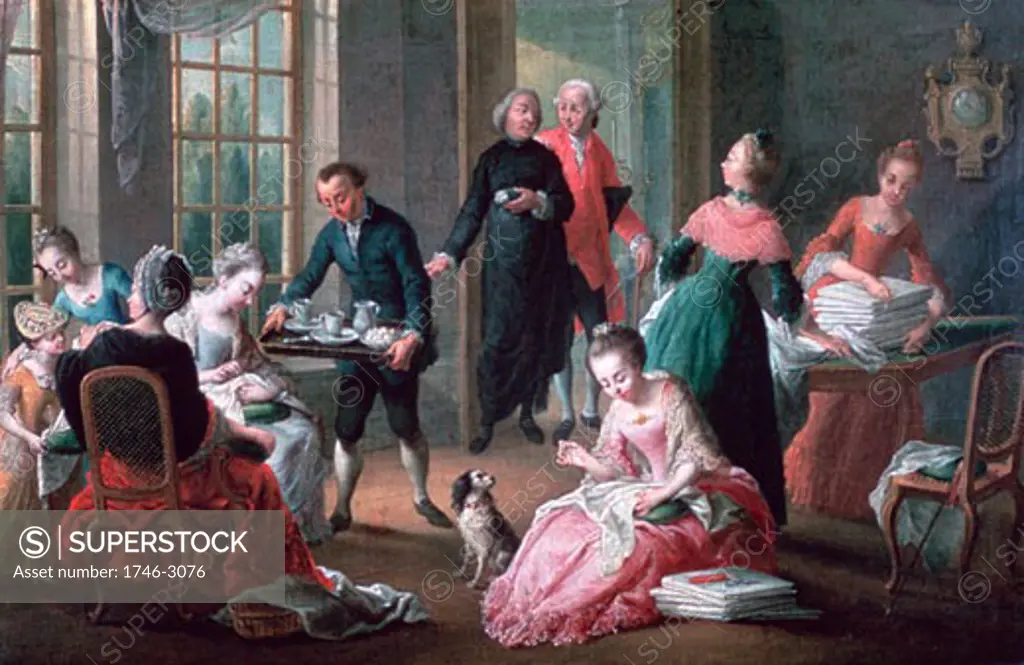 Afternoon Tea, 1778, Jan Antoon Garemijn, (1712-1799/Flemish)