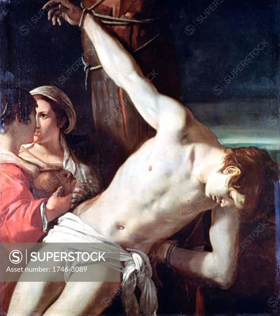 Saint Sebastian Giovanni Francesco B. Guercino (1591-1666 Italian) Pushkin Museum of Fine Arts, Moscow