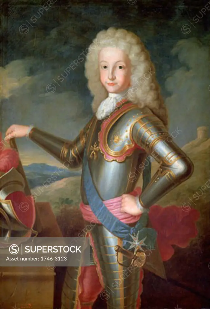 Louis I, Prince of The Asturias, King of Spain, Michel-Ange Houasse, (1680-1730/French)