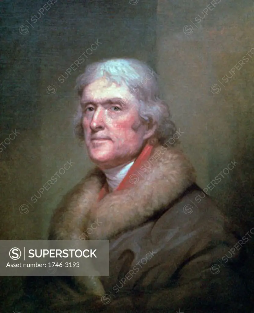 Thomas Jefferson, 1805, Rembrandt Peale, (1778-1860 American)