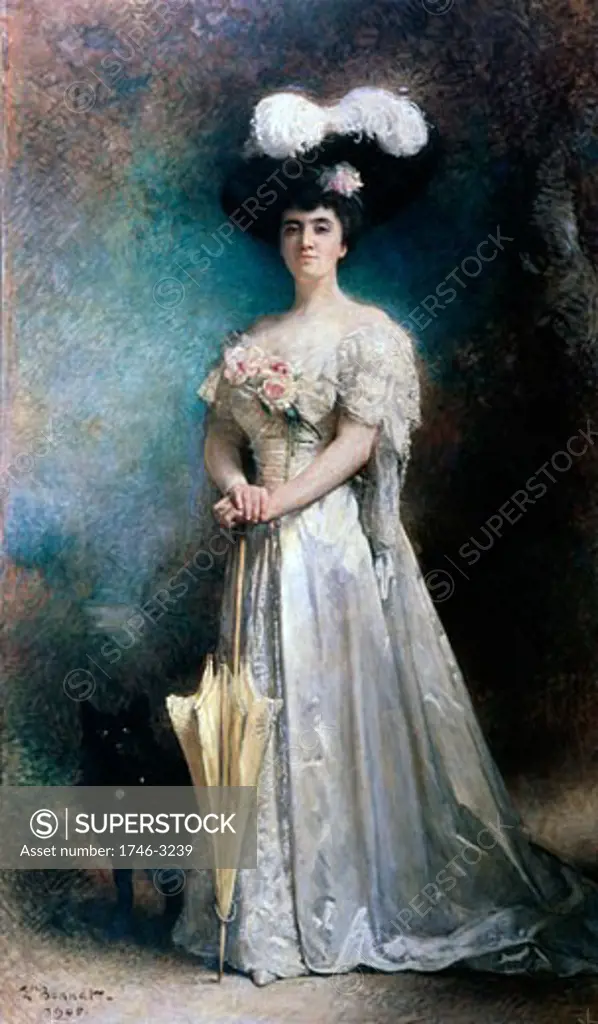 Madame Pascal, 1905, Leon Joseph Florentin Bonnat, (1834-1922/French)