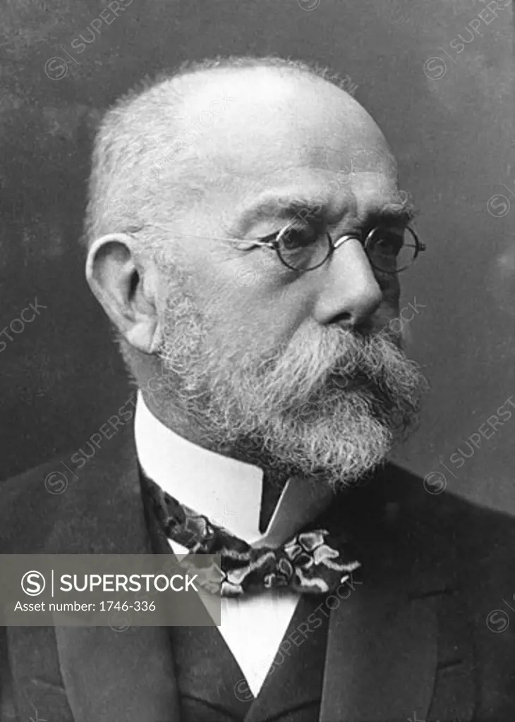 Robert Koch, (1843-1910), German bacteriologist and physician, Nobel prize for physiology and medicine, 1905