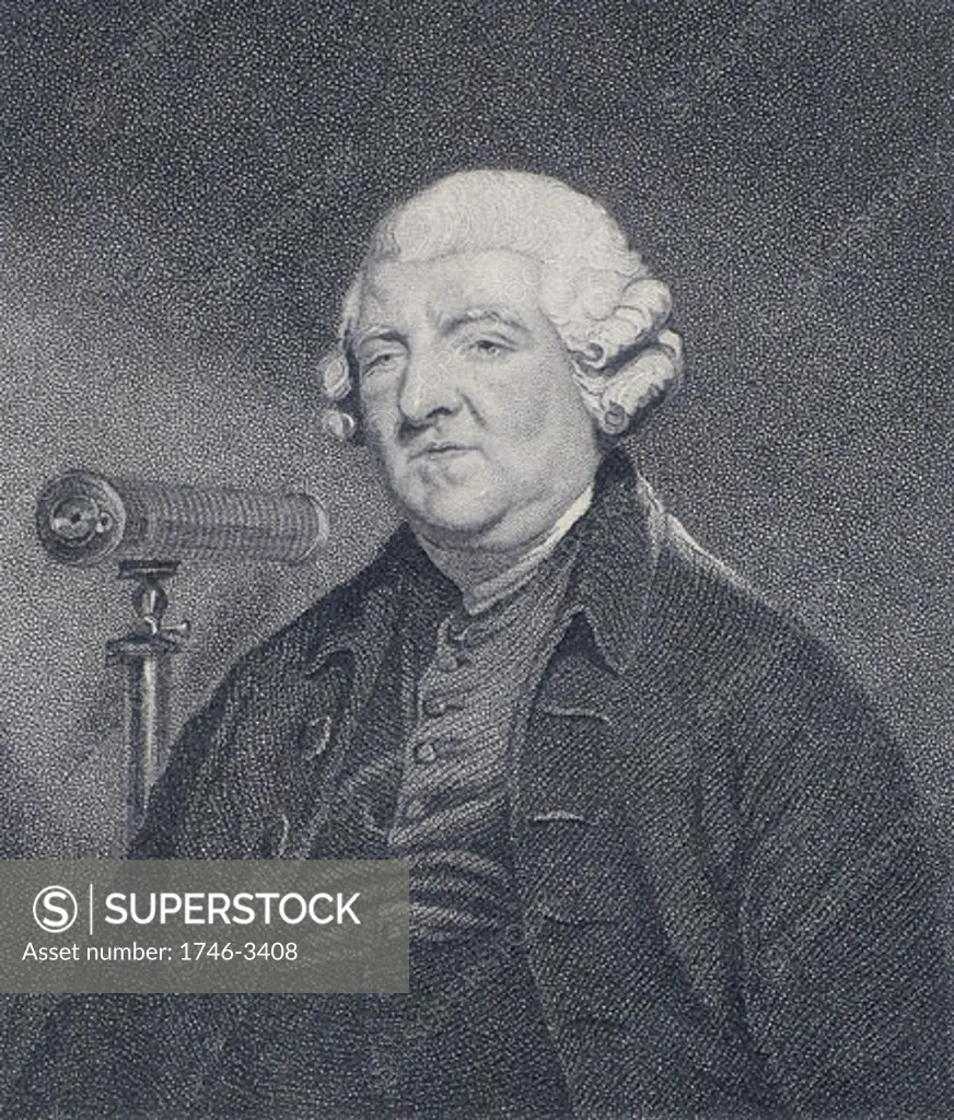 Peter Dollond,  English optician by J Hoppner,  engraving after painting,  published 1820,  18th century,  19th century