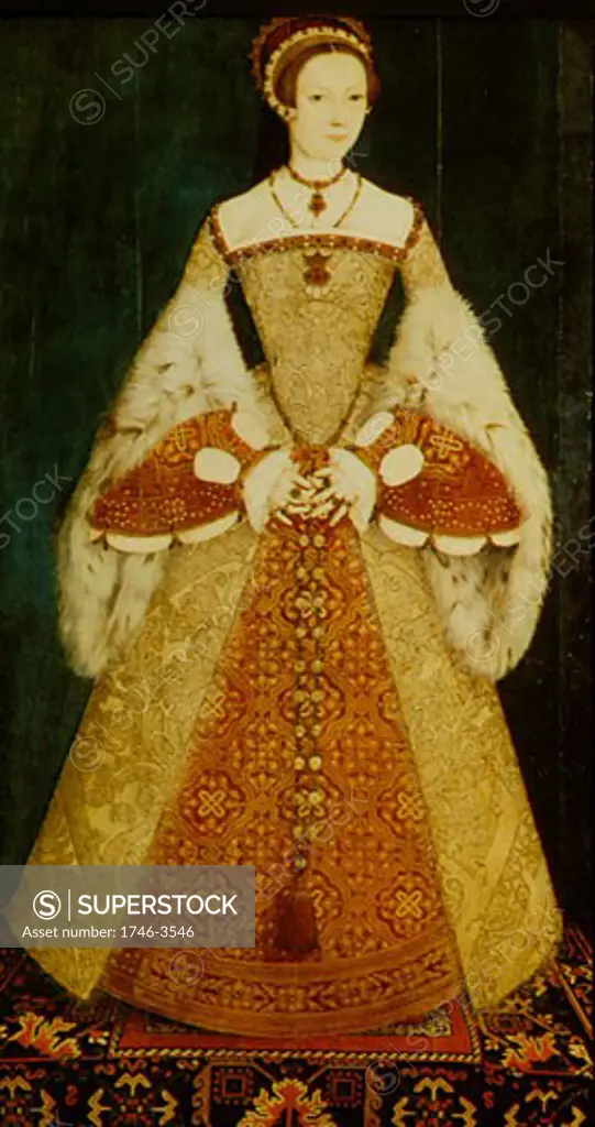 Portrait of Lady Jane Grey,  The Nine Days Queen,  1545