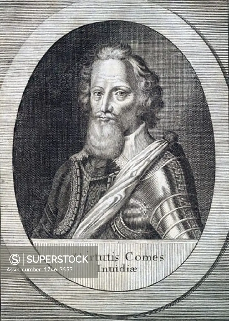 Portrait of Robert Devereux,  second Earl of Essex,  English courtier and soldier,  by Michiel van der Gucht,  1660-1725,  engraving,  Clarendon's 'History',  16th Century