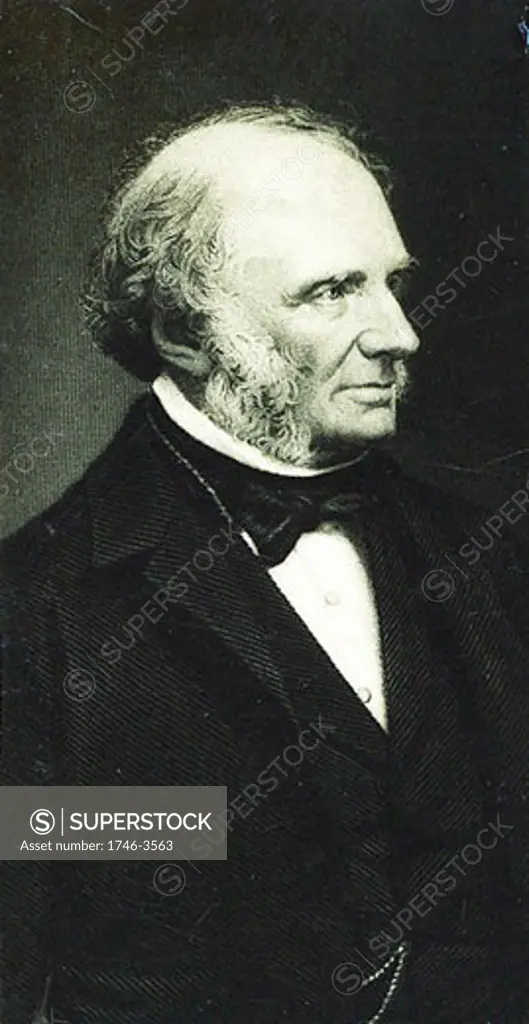 John Russell, 1st Earl Russell (1792-1878). English Prime Minister 1842-1852. Photograph.