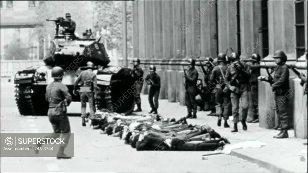 1973 when the Chilean government headed by Salvador Allende was toppled by a military coup led by Augusto Pinochet