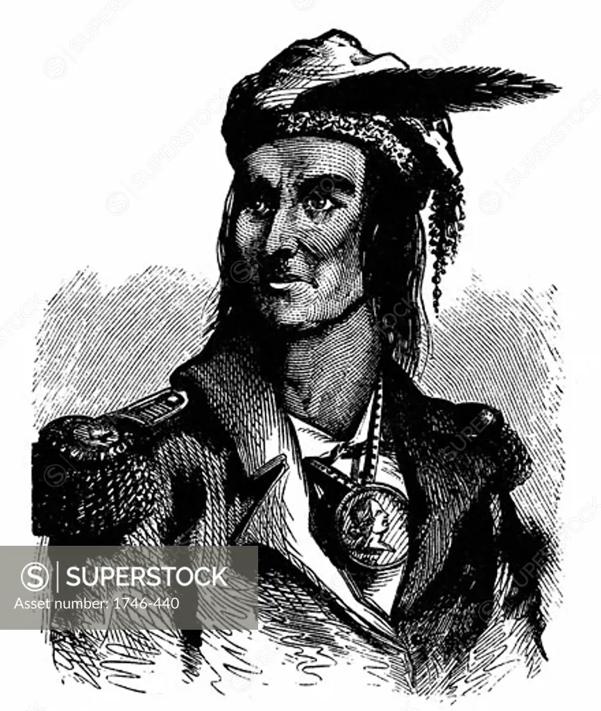 Tecumseh (c1768-1813) American Indian chief of Shawnees. After the rising against whites was crushed in 1811, served the English. Commanded their Indian allies in war of 1812-1813. Died fighting in Canada.