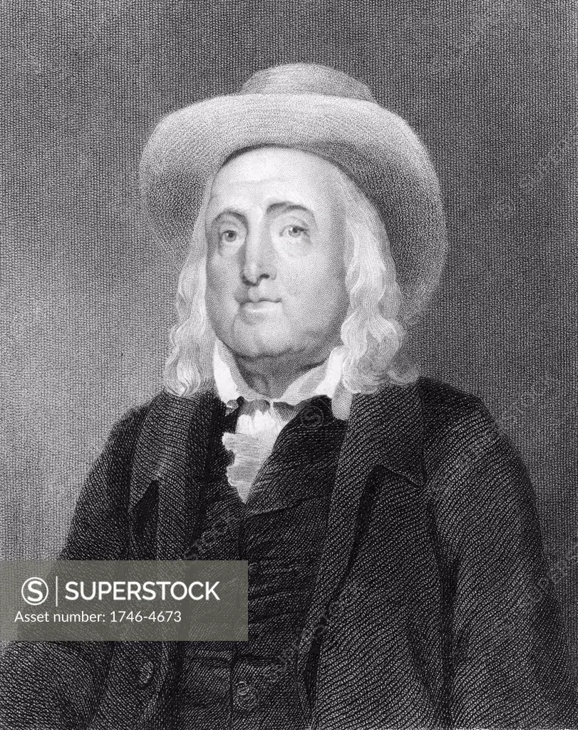Jeremy Bentham (1748-1832) English social reformer and philosopher (Utilitarianism) A founder of University College, London. Engraving