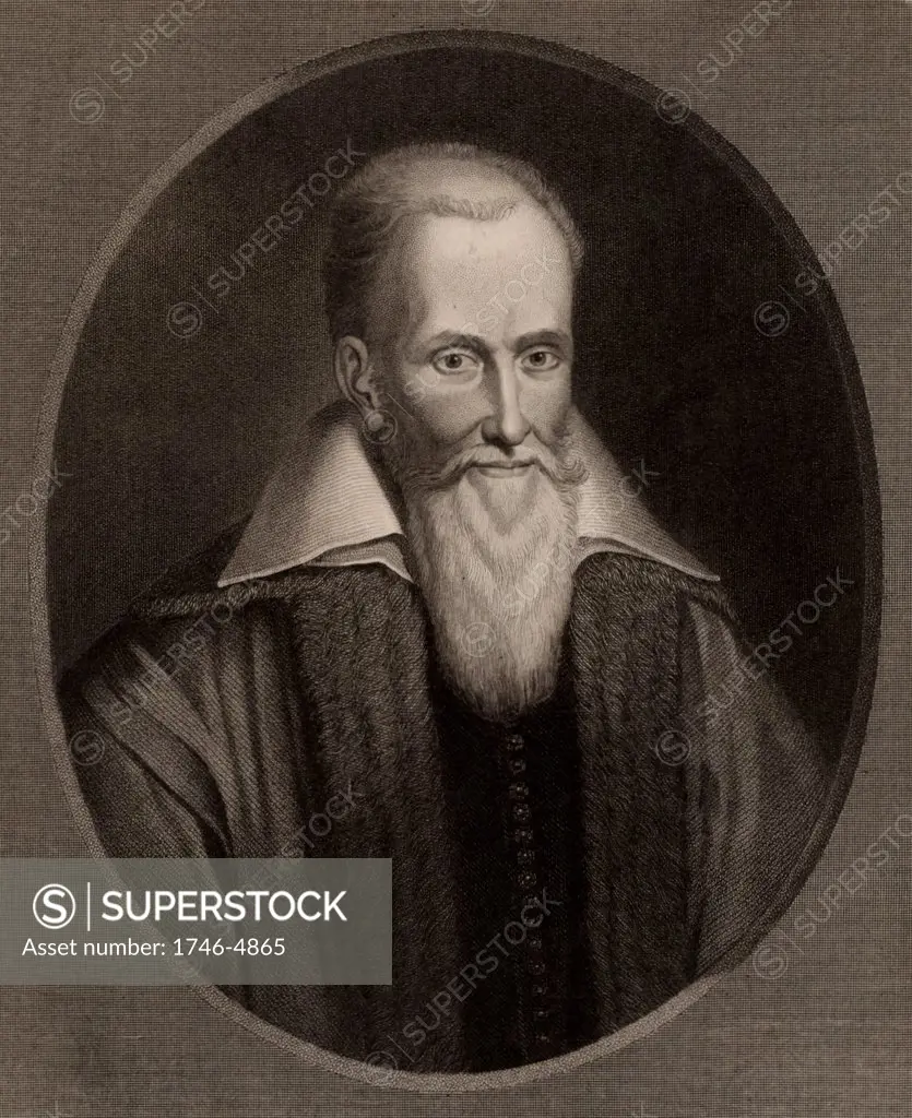 John Justus Scaliger (1540-1609) French religious leader, scholar and classicist, born at Agen.  He became a Calvinist (Protestant) while in Paris in 1562.  From The Gallery of Portraits, Vol VII, by Charles Knight (London, 1837).  Engraving.