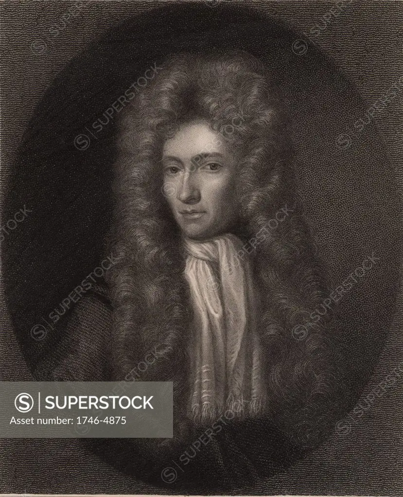 Robert Boyle (1627-1691) Anglo-Irish chemist and physicist. Engraving.