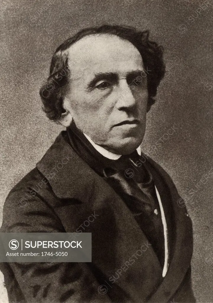 Giacomo Meyerbeer (1791-1864) (Jakob Liebmann Beer) German composer who settled in Paris and established himself as a foremost composer of Frrench grand opera. From a photograph by Nadar, pseudonym of Gaspard-Felix Tournachon (1820-1910).