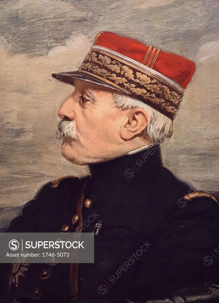 General Noel de Castelnau (1851-1944) French Army officer.  One of the leading French commanders during the First World War.  Castelnau in 1918.
