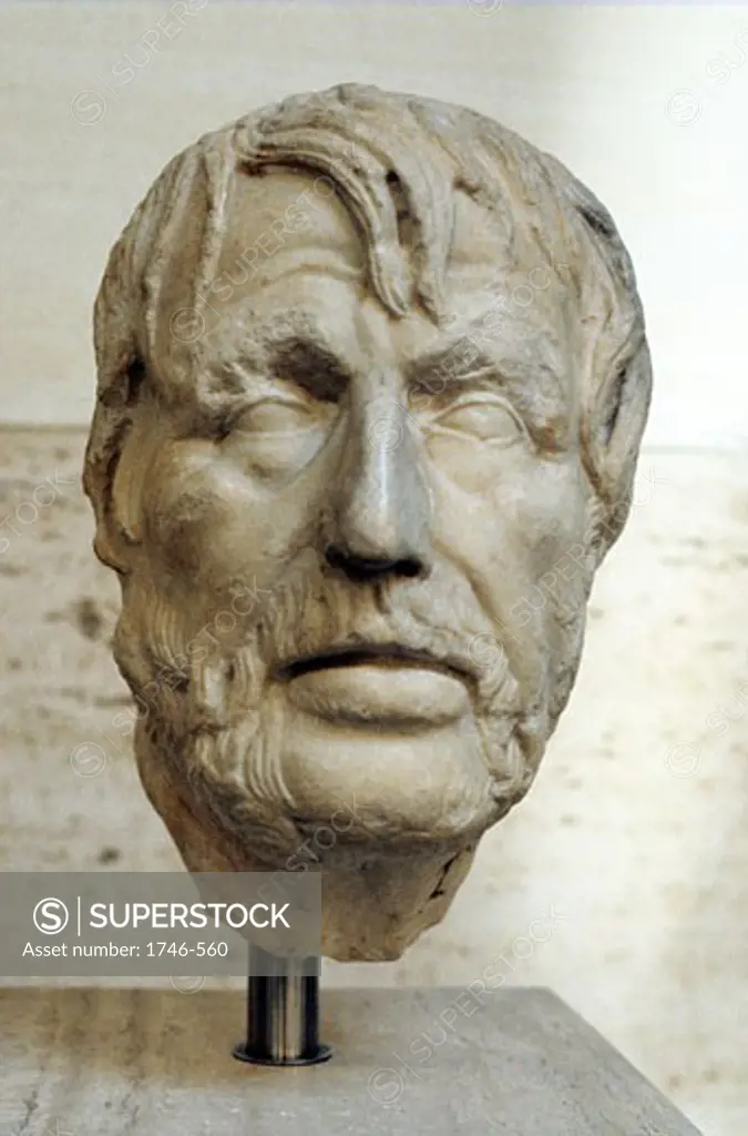 Marcus Annaeus Seneca "The Elder" (c55 BC-40 AD) Roman Rhetorician. Bust