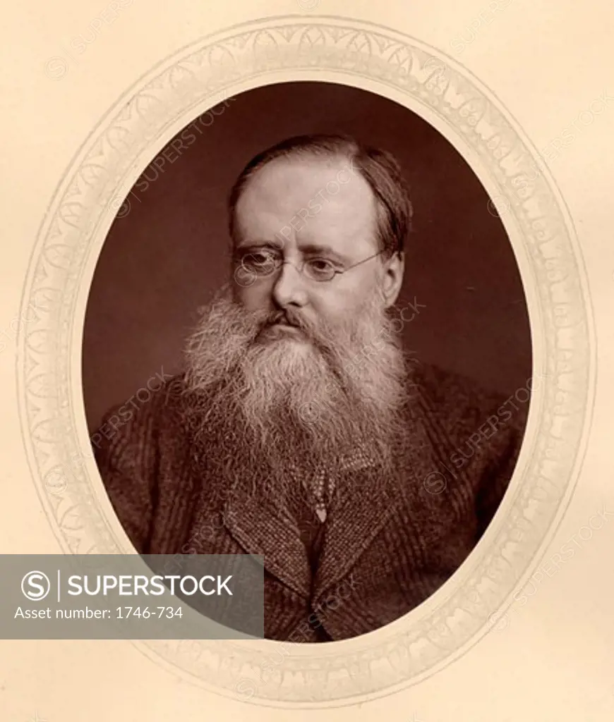Wilkie (William) Collins, (1824-1889), English novelist, From Men of Mark by Thompson Cooper (London, c.1880). Woodburytype from photograph by Lock & Whitfield
