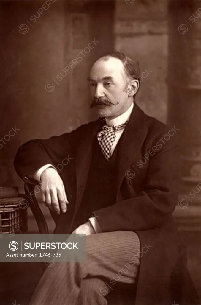 Thomas Hardy, (1840-1928), English novelist and poet, From The Cabinet Portrait Gallery (London, 1890-1894). Woodburytype after photograph by W&D Downey