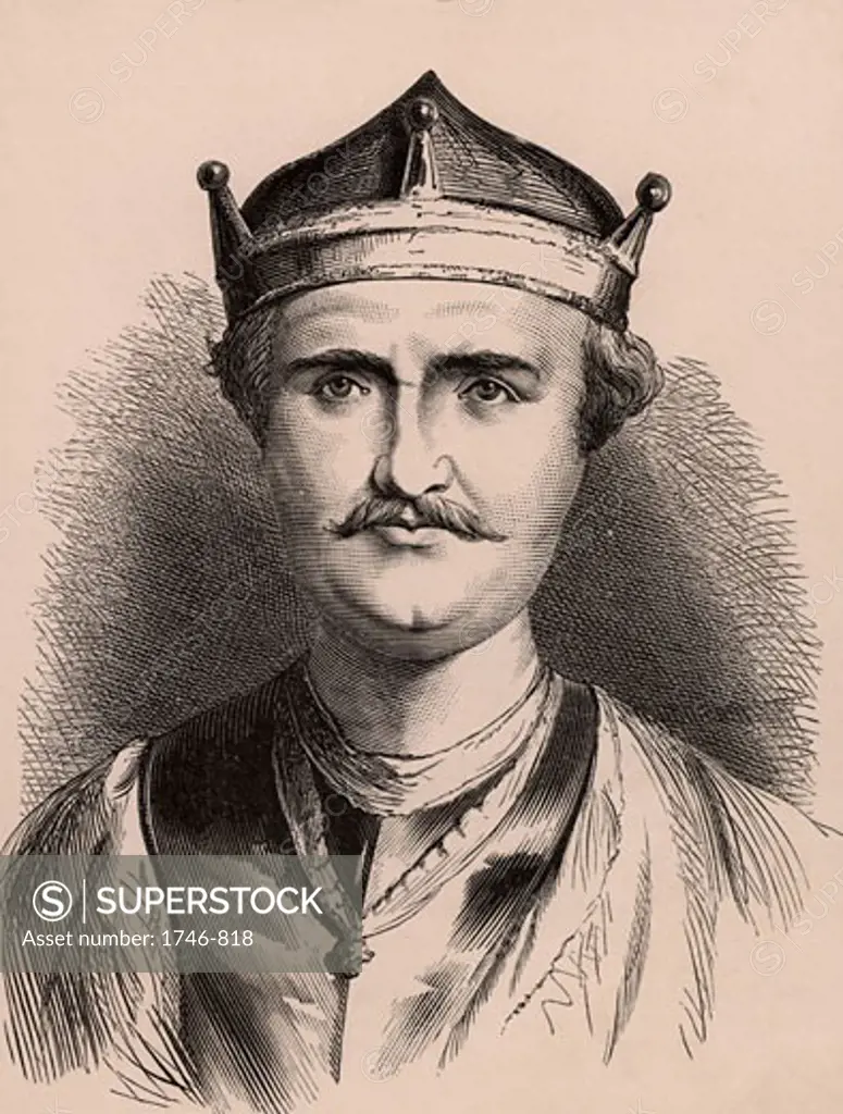 William I, the Conqueror, King of England, c, 1900, Wood engraving