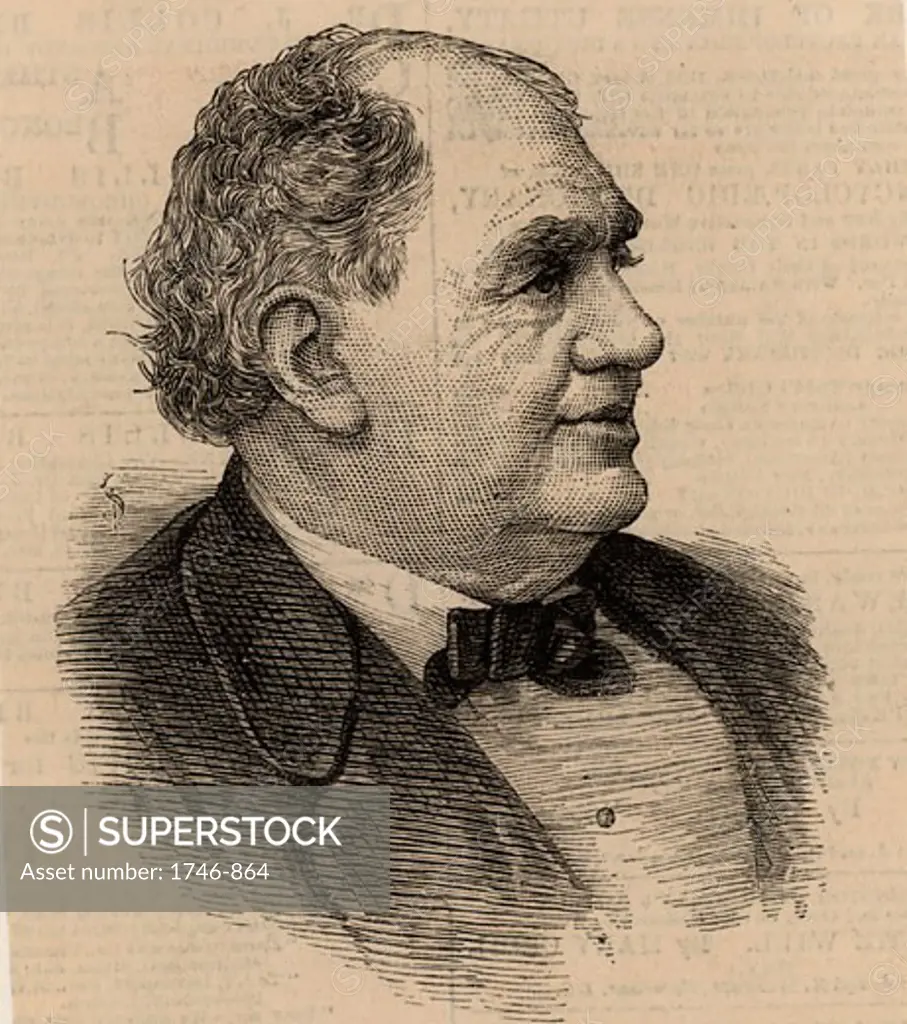 Phineas Taylor Barnum (1810-1891) American showman 1884 Engraving