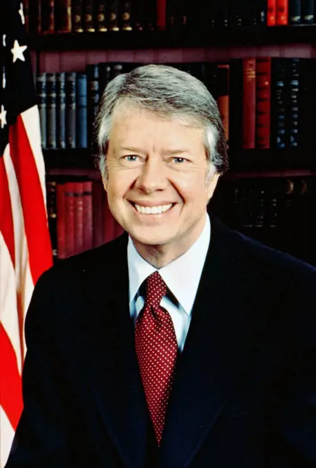 James Early Jimmy Carter (b1924) 39th President of the United States of Amerca 1977-1981.