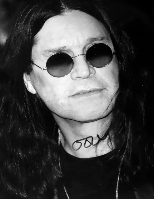 Autographed photograph of Ozzy Osbourne (1948-) an English vocalist, songwriter, actor and reality television star