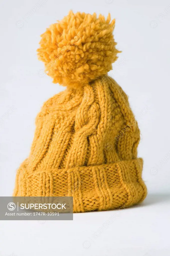 Knit hat, close up